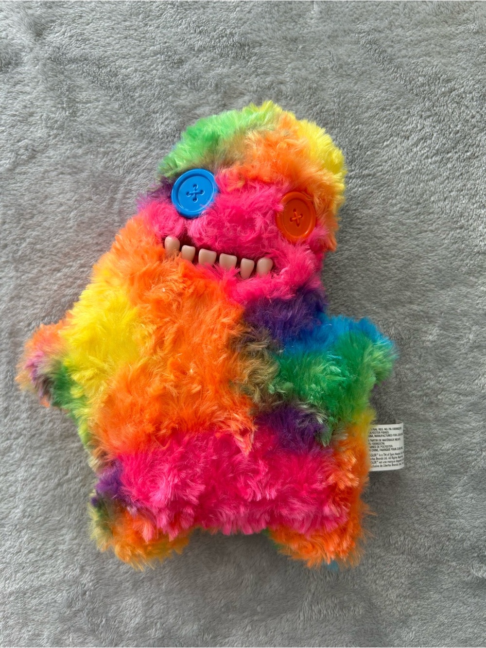 Zuru Fuggler Funny Ugly Monster rainbow Chaos Crew Edition Teeth Plush Toy